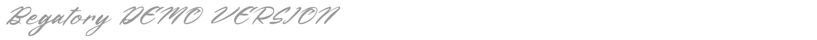 Begatory font preview